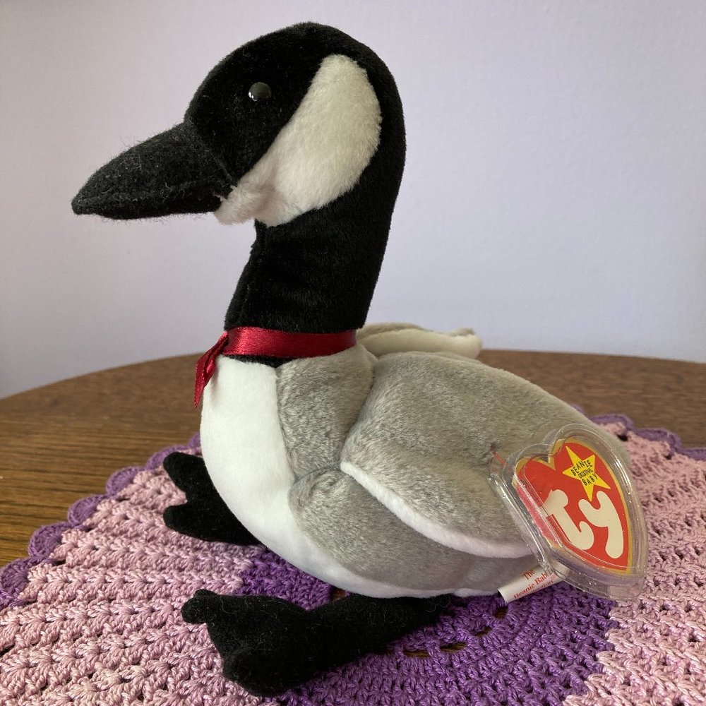 Loosy Ty Beanie Babies goose, bird, 90s